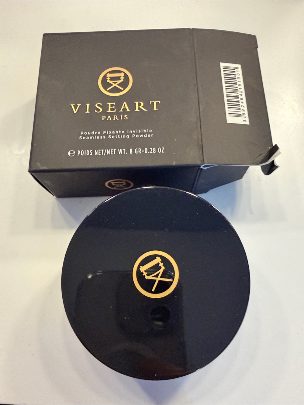 Viseart Black & Gold Compact Setting Powder